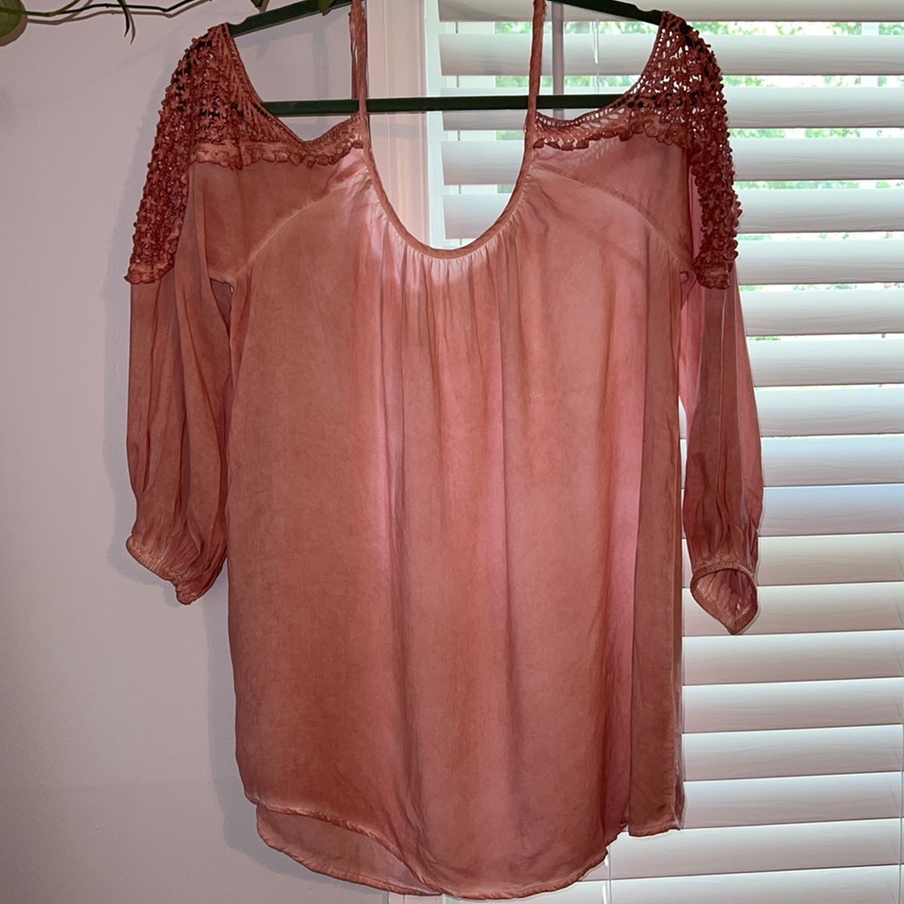 Cute cold shoulder top